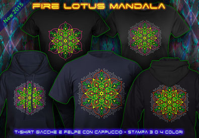 Fuoco Loto: Colori fluorescenti magliette e felpe cappuccio