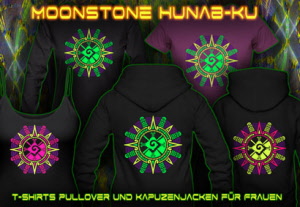 Moonstone Schwarzlicht T-Shirt für Frauen