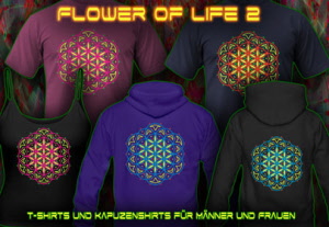 Blume des Lebens - T-Shirts und Kapuzenpullover