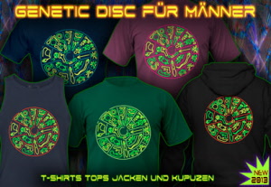 Genetic Disc, die Genetische Scheibe: Shirts Tops Kapuzenpullis und Jacken für Männer