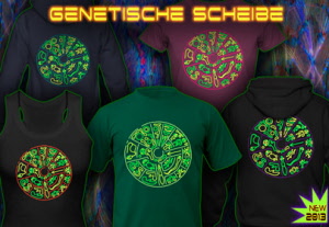 Genetische Scheibe: T-Shirts und Kapuzenpullis