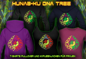 Hunab Ku neon Farben T-Shirt für Frauen