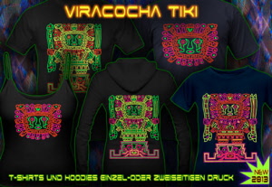 Viracocha Tiki - T-Shirts Tops und Kapuzenpullis