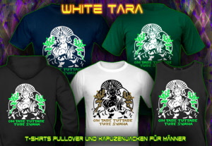 White Tara Neon Farbe T-Shirt für Herren