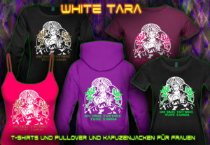 White Tara Neon Farbe Damen T-Shirt