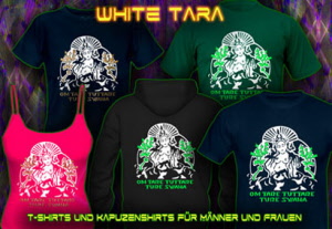 Weiße Tara T-Shirts Jacken und KapuzenPullover