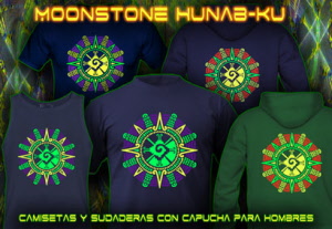 Moonstone Camiseta colores de neón para hombre