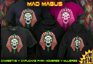 Mad Magus: camisetas y sudaderas capucha. luz negro reactiva 