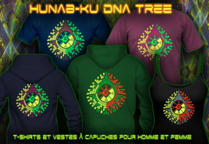 Hunab Ku - Tee shirts et hoodies couleurs au néon