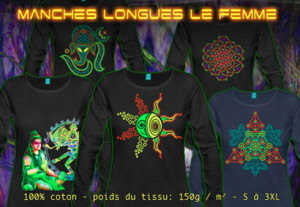 psywear-604 tee-shirt manches longues pour les femmes