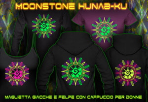 Moonstone maglietta colori al neon da donna