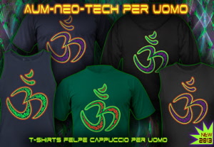 Aum Neo Tech: T-Shirts, Tops. Felpe e Giacche con un stampa a colori al neon per uomo