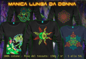 psywear-604 t-shirt a manica lunga per le donne