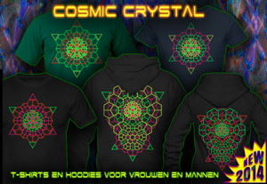 t-shirts jackets en hoodies met zwart licht reactieve neon kleuren