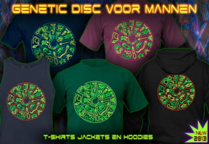 Genetic Disc: t-shirts jackets en hoodies voor mannen 