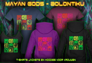 Bolontiku Tiki: T-shirts en hoodies met neon-kleuren voor vrouwen.