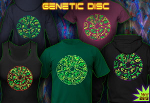 Genetic Disc: Shirts Tops and Hoodies