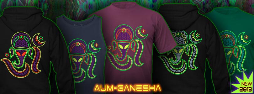 Aum Ganesha T-Shirts and Hoodies for Men