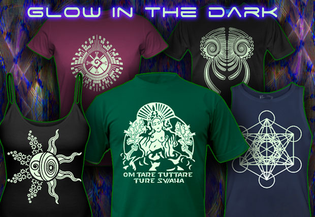 glow in the dark t-shirts and hoodies