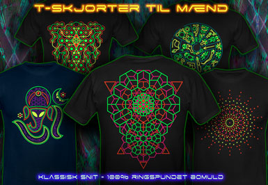 psywear604 psykedeliske t-skjorter Damer T-Shirts