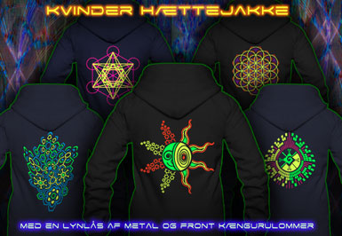 psywear604 Psytrance Tøj | Damer Hættejakke