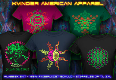 psywear604 american apparel t0shirts for damer