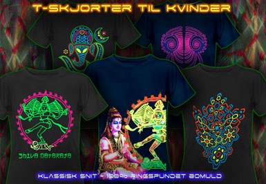 psywear604 psykedeliske t-skjorter  Damer T-Shirts