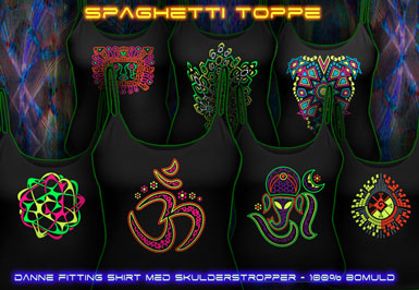 psywear604 Kvinder Spaghetti Toppe