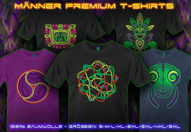 Psytrance Kleider | psywear604 Ubergrossen T-Shirt für Herren