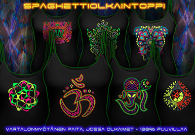 psywear604 naisille spaghettiolkaintoppi