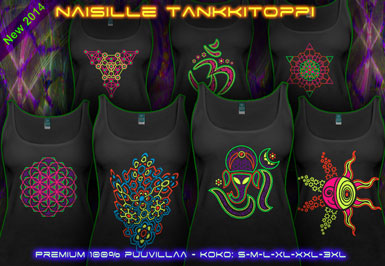 psywear604 psywear604 naisille tankki toppi