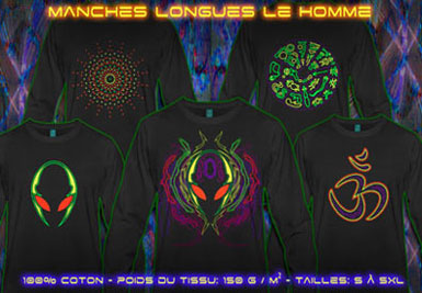 psywear604 Tee Shirt avec Manches Longues pour le femmes