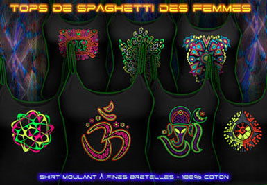 psywear604 Tops de Spaghetti