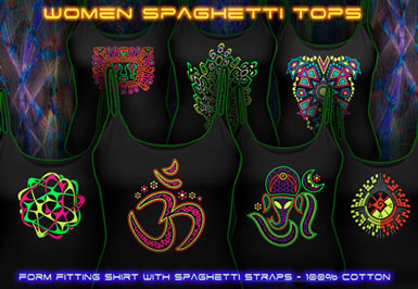 psywear604 women's spaghetti tops