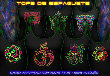 psywear604 mulheres tops de espaguete